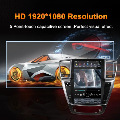 For Mercedes-Benz ML GL W164 X164 2012-2016 Car Radio Tesla screen 2Din Stereo - Picture 7 of 10
