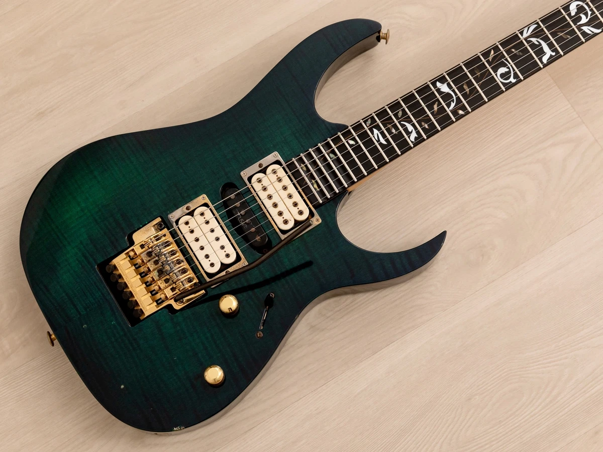 1993 Ibanez RG7CTTL Japan Exclusive Spot Model HSH Trans Blue