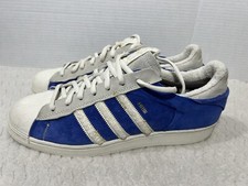 Adidas Henry Ruggs III Superstar WS2 Mens Blue Suede Classic Sneaker Size 12