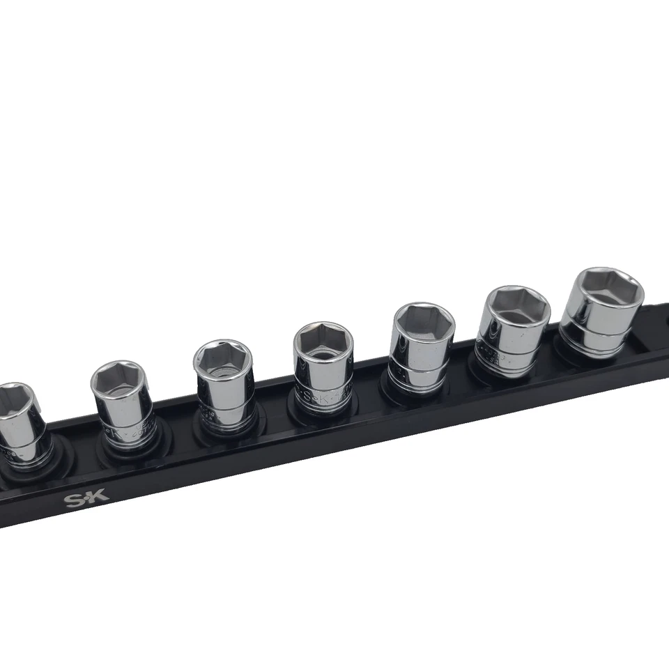 SK Hand Tools 1313 13pc 1/4" Dr. 6pt Standard Metric Chrome Socket Set - Image 2 of 3