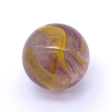 Singe 25mm Light Purple Mummy Early Edition Glass Mega Marble Shooter Vacor 2003