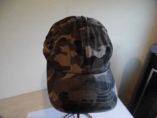 C.C. Exclusives womens camo ball cap hat with weaved sides adjustable
