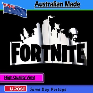 image is loading fortnite sticker chrome vinyl xbox ps4 car console - fortnite for chrome
