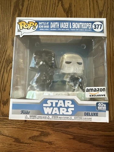 Funko Pop! Deluxe: Star Wars:Battle at Echo Base: Darth Vader & Snowtrooper #377