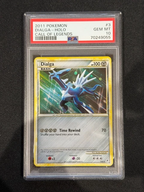 2011 Pokemon Call of Legends Dialga Holo 3/95 PSA 10 Gem Mint