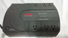 APC Back-UPS ES 500 6-Outlet 120W UPS Surge Protector No Battery Tested