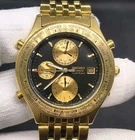 Vintage Seiko 5T52 7A2A World Time Analog Quartz 8 Hands Alarm New Battery
