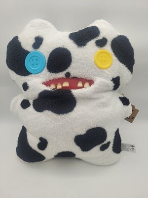 BIGG FUGGLER Fugg GapTooth McGoo 17'' Cow Plush Spin Master Black & White XL Big