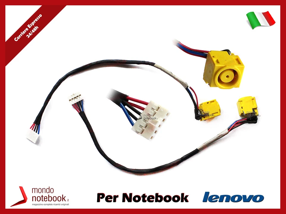 POWER JACK JACK IBM LENOVO B590 V580 DW606 CONNETTORE ALIMENTAZIONE DC IN 5 PIN
