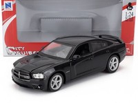 Newray 1/24 Dodge Charger 2006 Schwarz Modellbau Statisches Modell Diecast