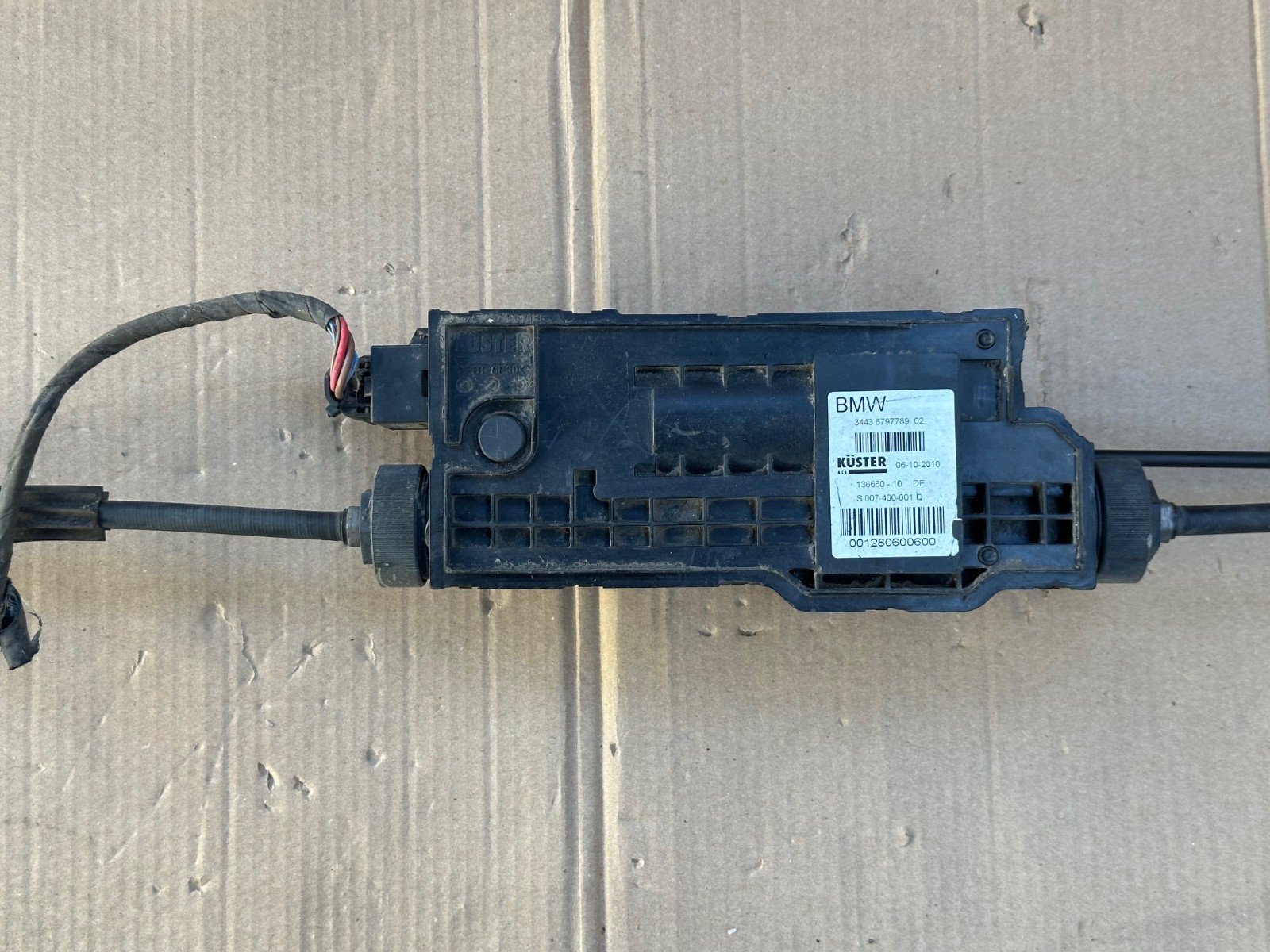 10-15 BMW F01 F02 F04 7-SERIES EMERGENCY PARKING BRAKE ACTUATOR 34436797789 OEM