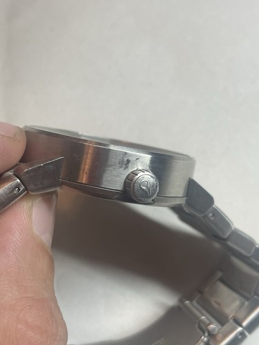 Orologio Uomo NIXON Tono Argento Campione THE CANNON 100 M Acciaio Inox Quadrante Rosso - Foto 8 di 12