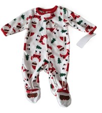 WEIHNACHTEN Baby  Anzug Overall Strampler WEIHNACHTSMANN Gr 68 NEU