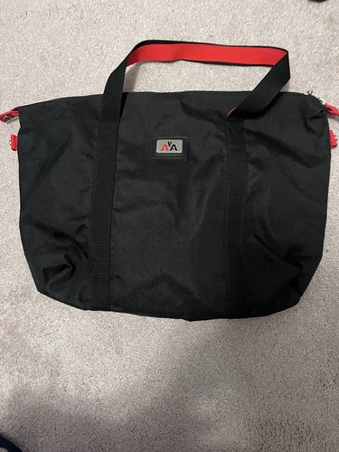 Vintage American Airlines Tote Bag Unisex Navy Carry On Duffel Two Tone Straps