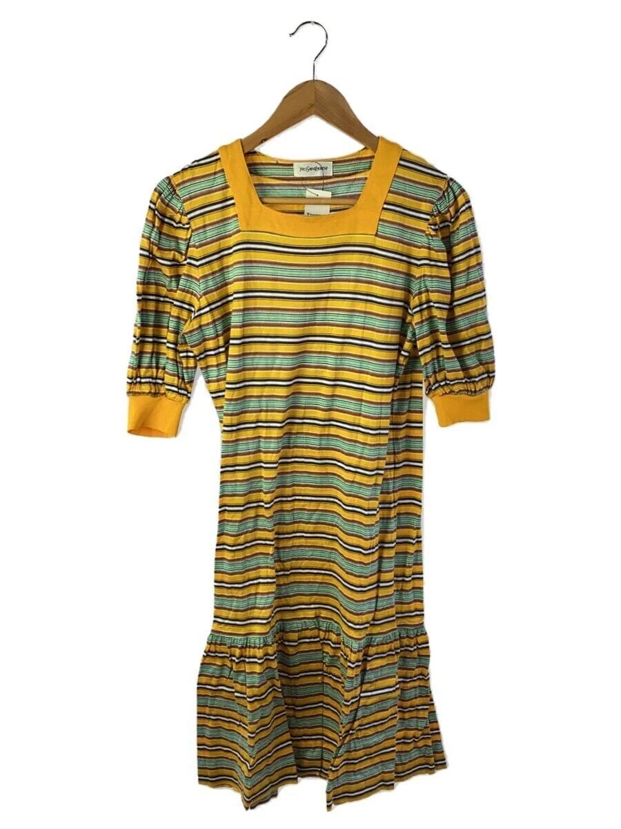 SAINT LAURENT (YSL) YVES SAINT LAURENT Vestito Manica Corta Multicolore M