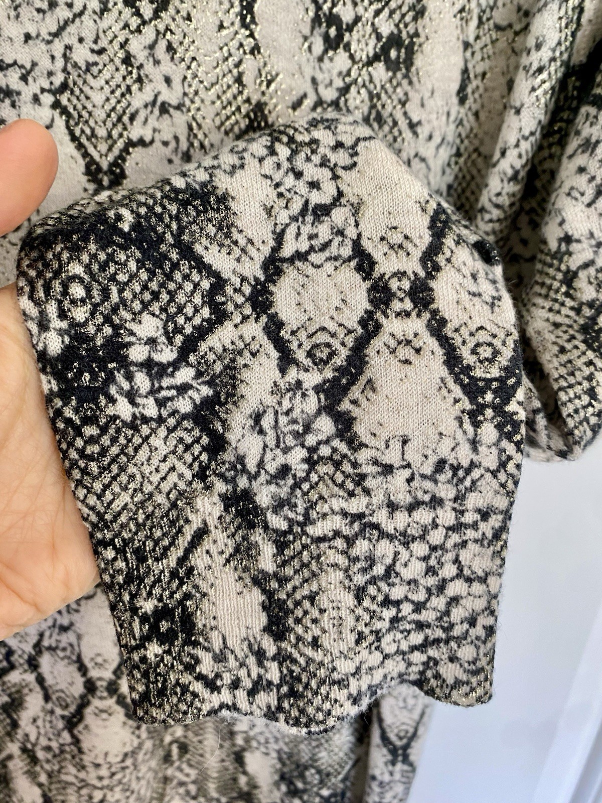 Zadig & Voltaire Reglis Python Print Cashmere Jum… - image 4