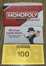 Rare 1g Gold Monopoly Note - Mintage of 3000 24k