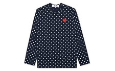 Comme Des Gar ons Play Polka Dot L/S T-shirt