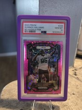 PSA 10- 2023  Prizm No Huddle Pink Quinnen Williams 9/15. Population 1