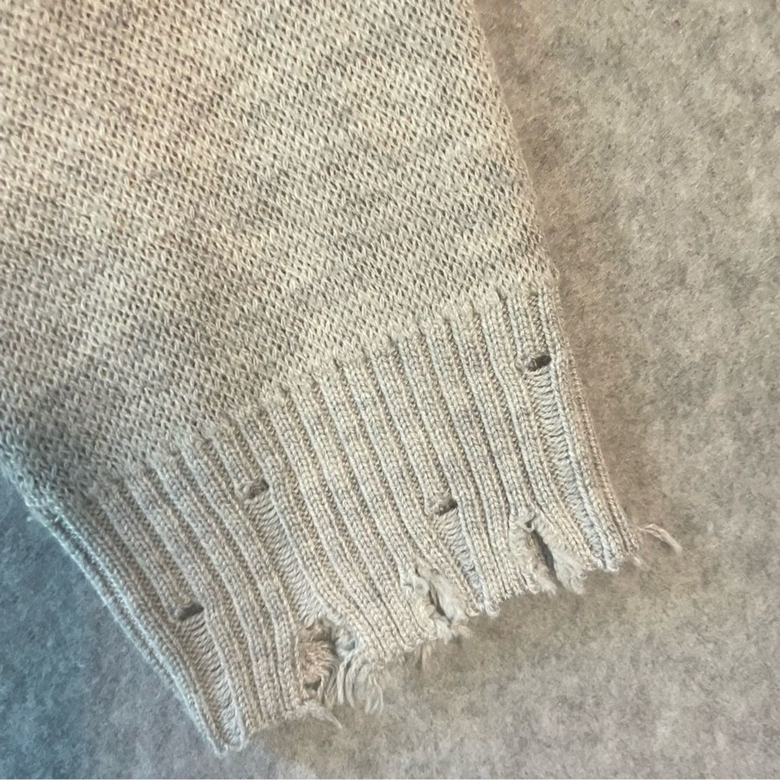 FATE multicolor, distressed pullover gray Lightni… - image 7