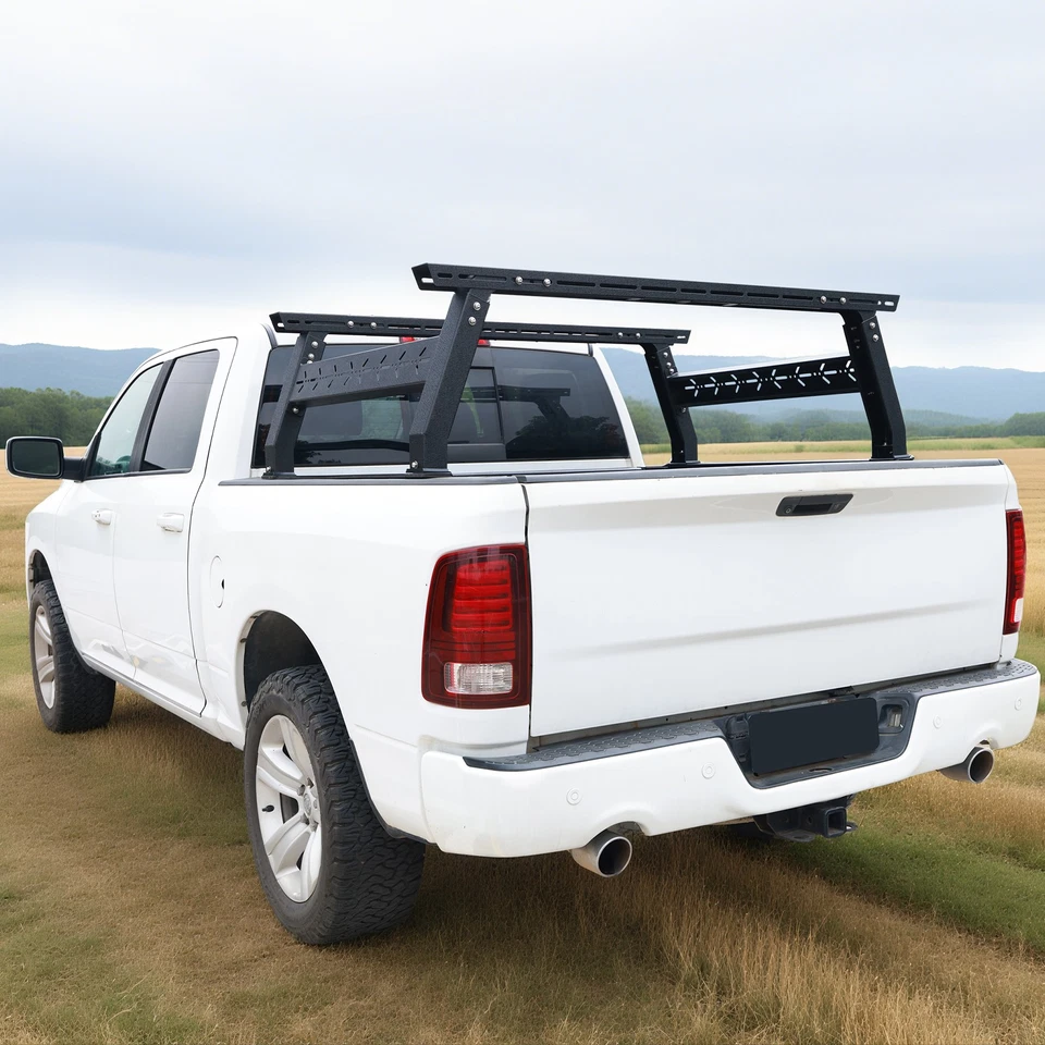 For Ford/Tundra/Tacoma/Dodge/Chevy/Nissan Overland Adjustable Truck Bed Rack Foto 2 de 4
