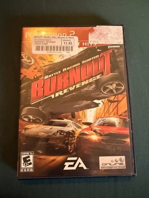 EA Burnout Revenge PS2 Racing Car Racing Online Play E10+ NTSC-U/C 2005