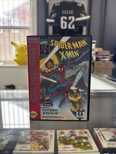 Spider-Man/X-Men: Arcade's Revenge Sega Genesis CIB Complete EXCELLENT