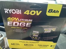AUTHENTIC-Ryobi 40V 8AH High Performance EDGE Battery OP40406TAI NEW IN BOX