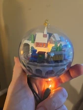 Hallmark 1986 Light and Motion Village Express Christmas Train Ornament