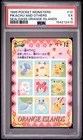 1999 POCKET MONSTERS SEALDASS ORANGE ISLANDS #12 PIKACHU AND OTHERS PSA 5