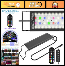 24/7 LED Aquarium Light Remote Control, 12-18 Inch, IP68, 12 Colors, Full Spectr