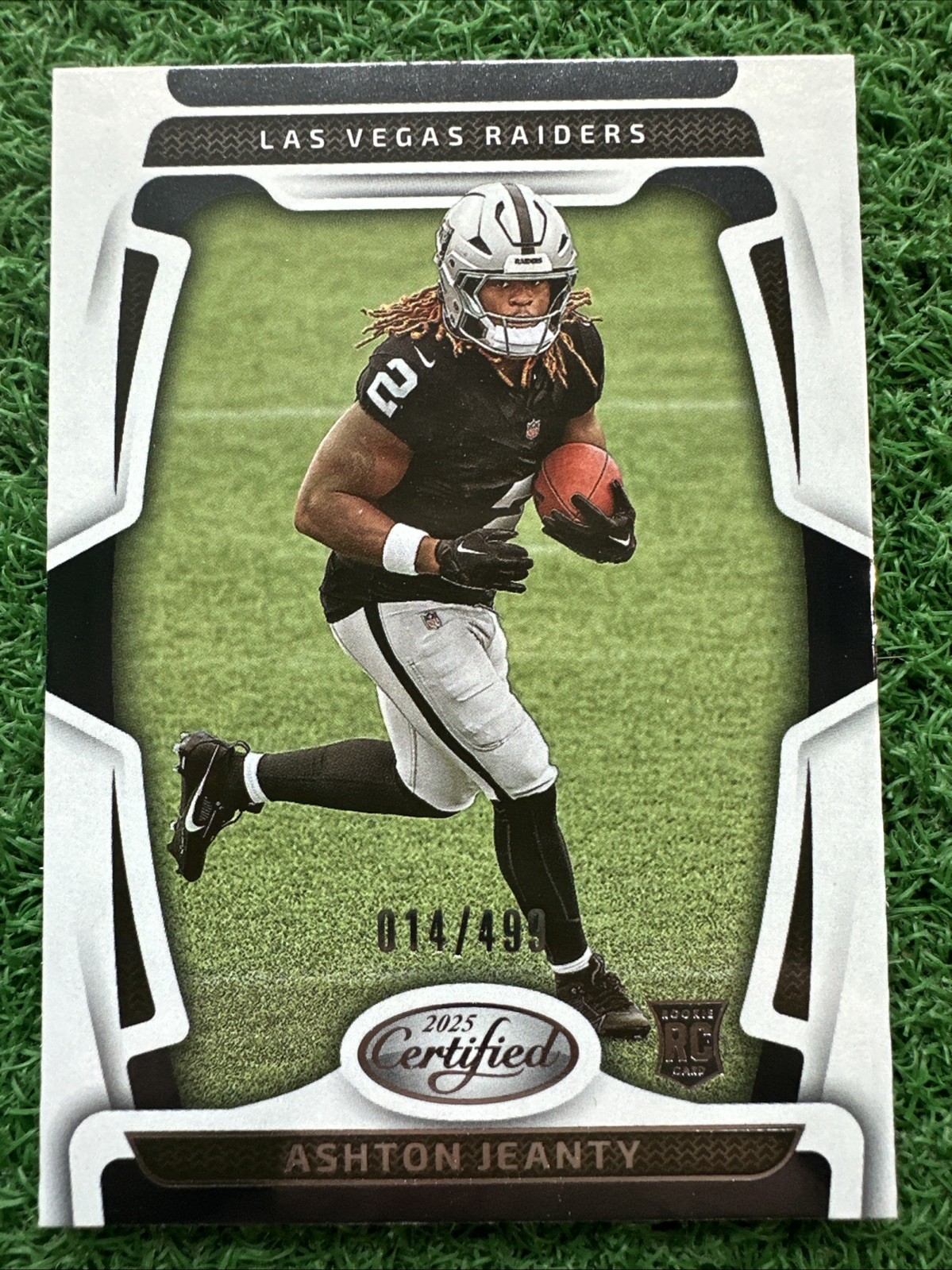 2025 Panini Certified Ashton Jeanty #125 Rookie /499 - Las Vegas Raiders RC