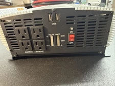 Jupiter 63428 5000W Peak Modified Sine Wave Power Inverter - Gray