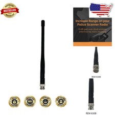 Remtronix 830B Police Scanner Antenna BNC 8" UHF 700-900MHz Boost Reception