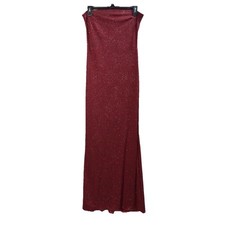 Vtg Jessica McClintock Gunne Sax Glitter Strapless Stretch Dress Y2K 90s Jr Sz 7