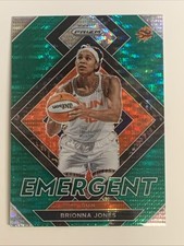 2022 Panini Prizm WNBA Emergent Brionna Jones #7 Green Pulsar Prizm /25
