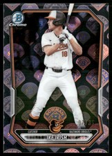 Ike Irish 2026 Bowman Chrome Prospects Bowman LogoFractor #/35 Baltimore Orioles