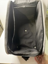 Medium Size Gray Camera Bag Case Top Zipper Closing