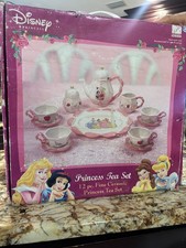 Disney Princess 12pc Ceramic Tea Set Pink/Whi...