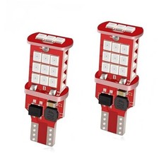 2PCS 912 921 LED Bulb, T15 6000K Strobe Third Brake Bulb, 360 Degrees