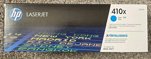 HP laserjet 410X #CF411X Cyan High Yield Ink Toner Cartridge NEW Sealed