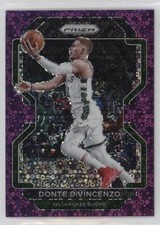 2021-22 Panini Prizm Fast Break Purple Prizm 38/75 Donte DiVincenzo #88 1e9z