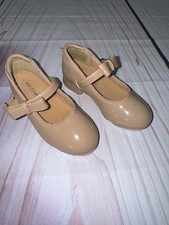Weissman Caramel Child's Tap Shoes With Bow Size 8C M Style W700