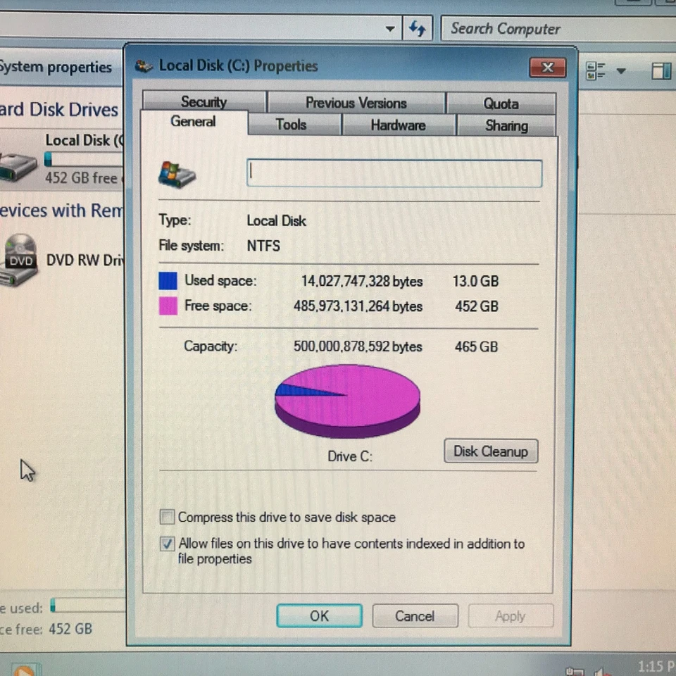 HP Pavilion SFF PC Retro Gaming AMD E1 1.40GHz 4GB RAM (Windows 7 Pro 64-Bit) - Image 4 of 4