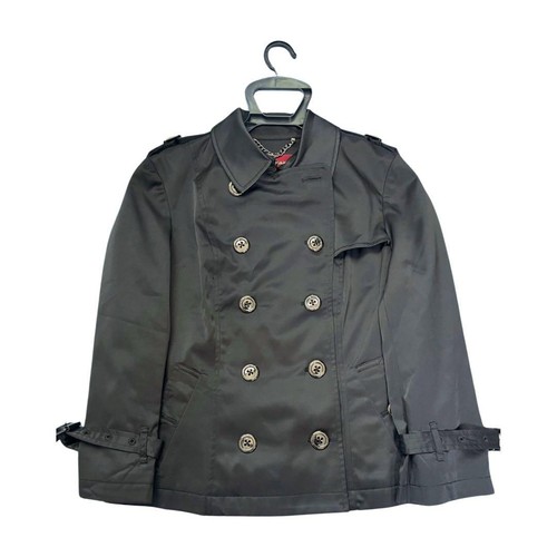 Burberry London Nova Check Trench Coat Black Size L/US:M Authentic - Picture 3 of 24