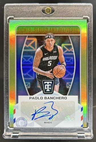 2024-25 Totally Certified Paolo Banchero Signed, Sealed  Gold Mirror Auto #/10