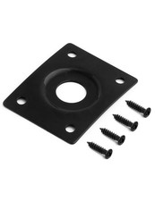 Holmer Guitar Jack Socket Plate Curved Recessed Rectangle Style Output Jack P...