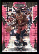 2019-20 Panini Prizm Draft Picks Prizms Pink Pulsar #56 Marial Shayok
