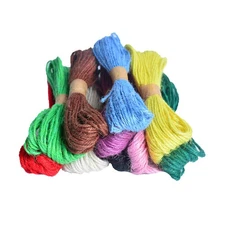  12 Rolls Twine for Crafts Macrame Cord Braided Rope Bracelet Making