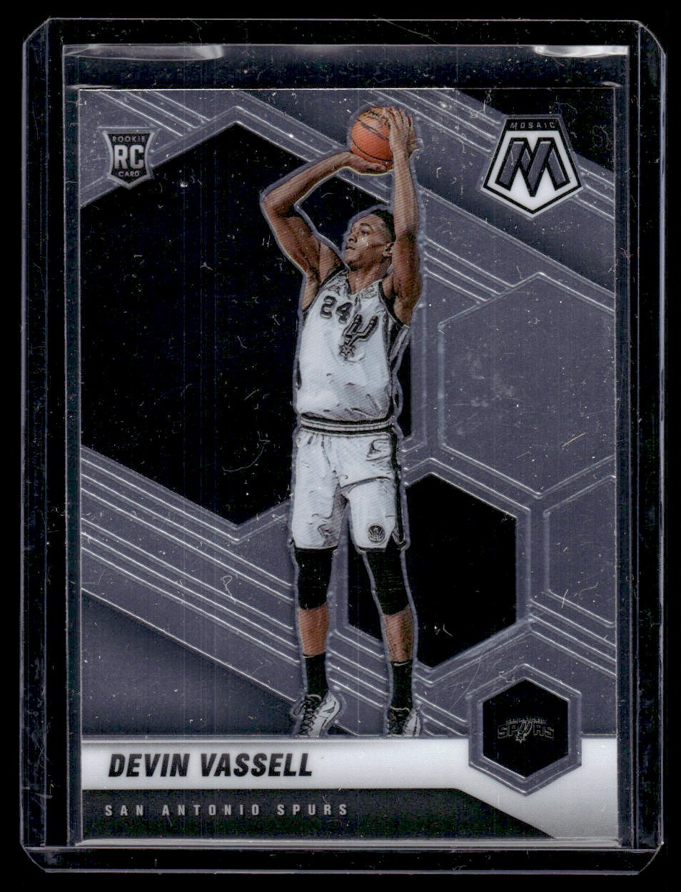 2020-21 Panini Mosaic Devin Vassell Rookie San Antonio Spurs #221